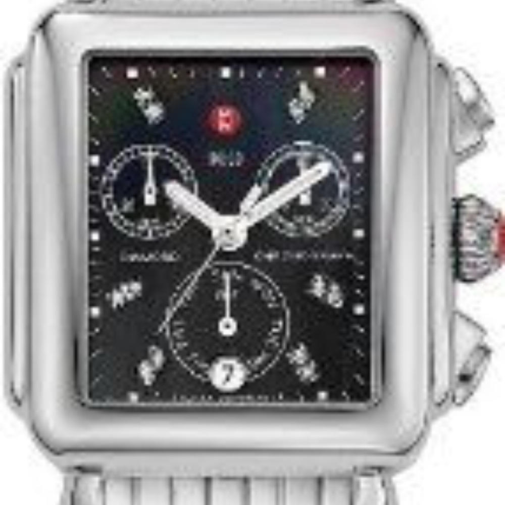 Michele Deco Watch .05ct Diamonds